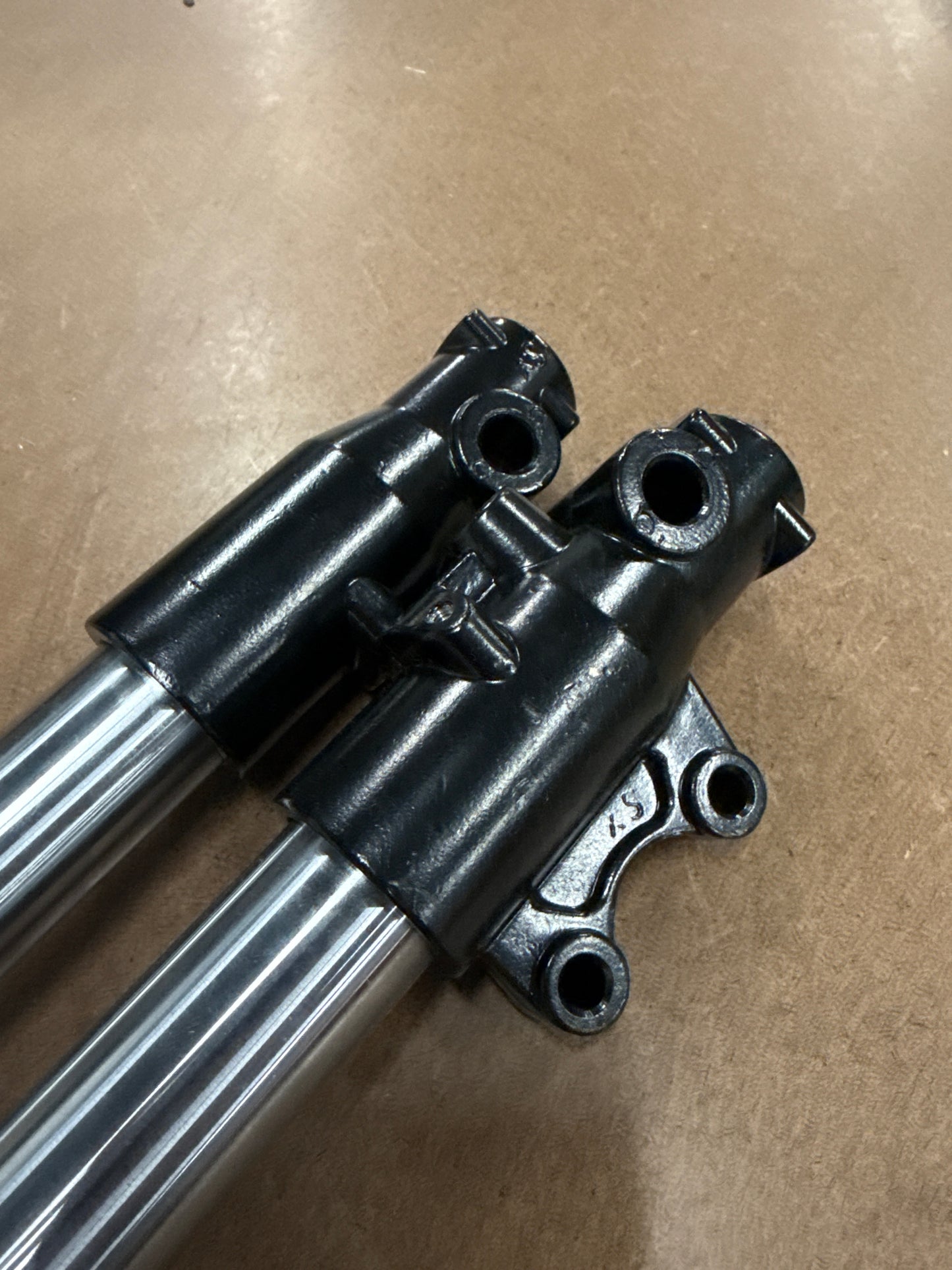 630mm silver single adjustable fork tubes (tubes only) S