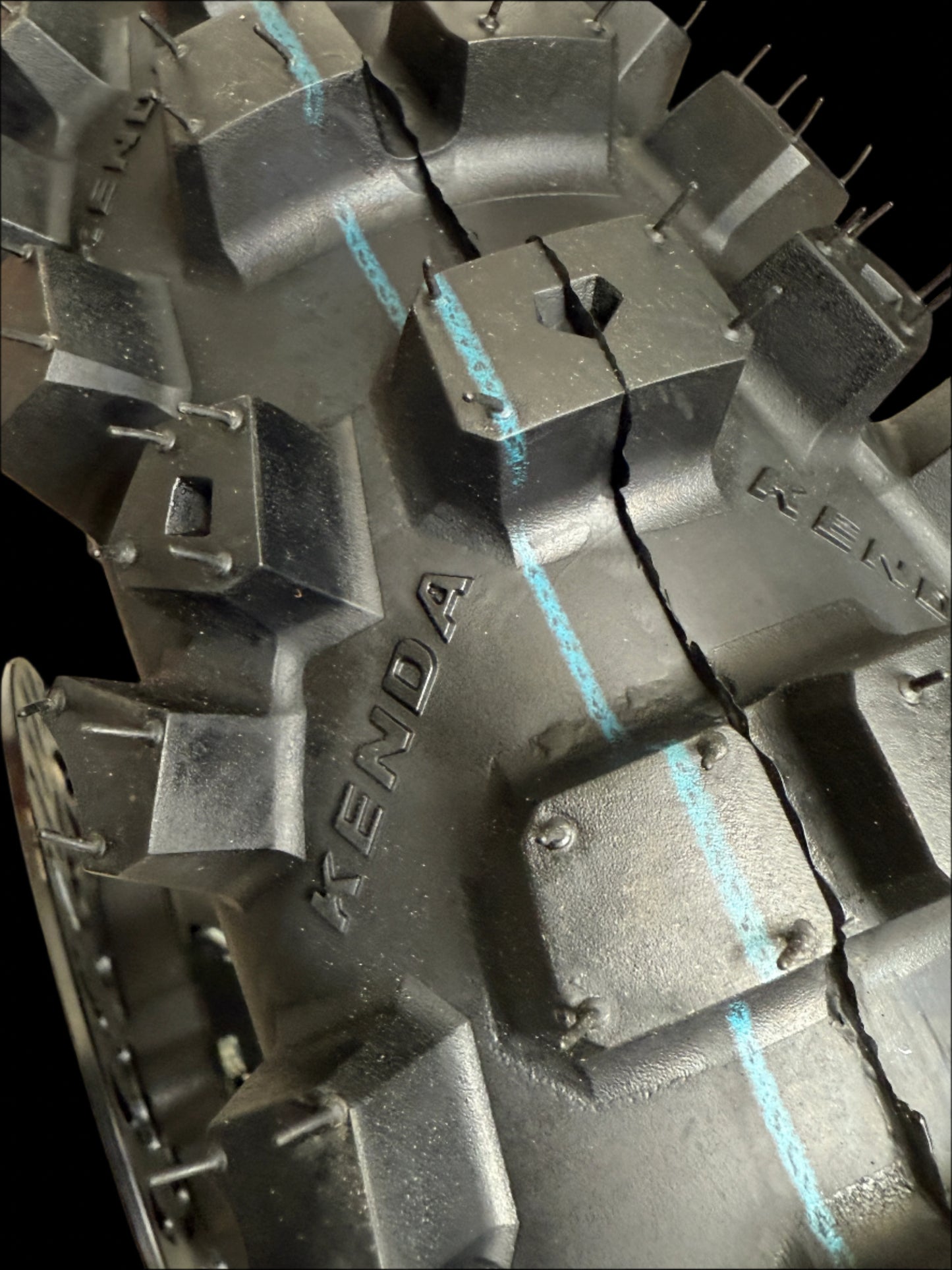 12/14 Inch Aluminum Dirt Wheels and Kenda Carlsbad Tires
