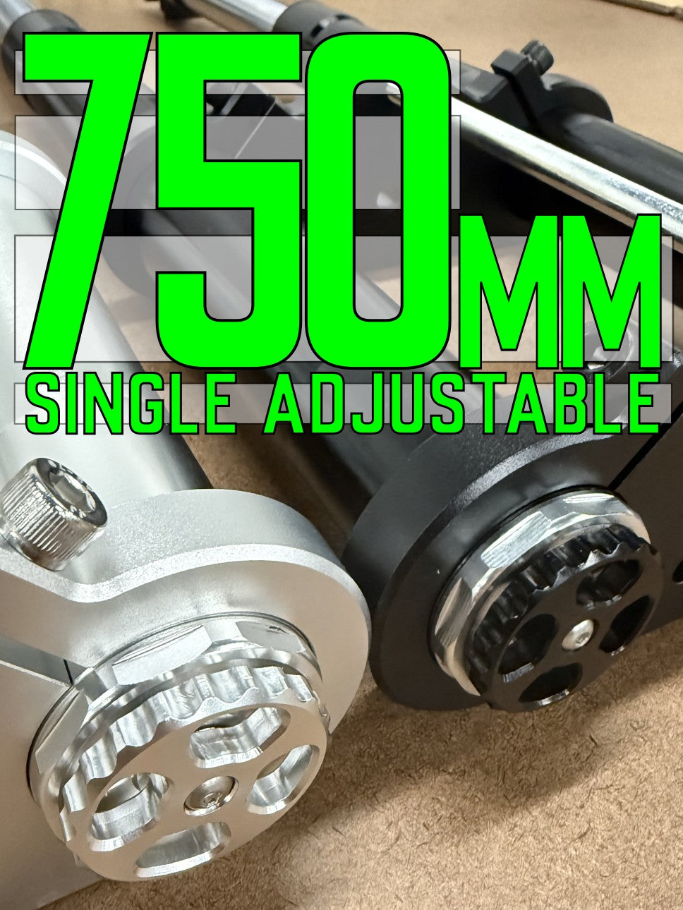 750mm Single Adjustable Razor Fork Kit