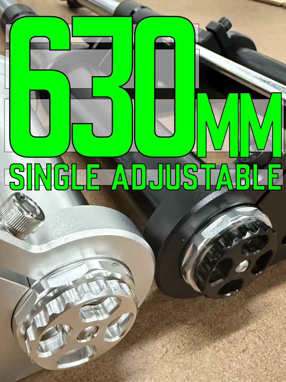 630mm Single Adjustable Razor Fork Kit – Midwest Mini Mods