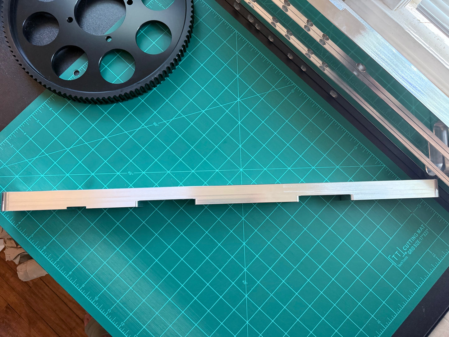 QS165 Right Side Arm Milled for Belt Drive