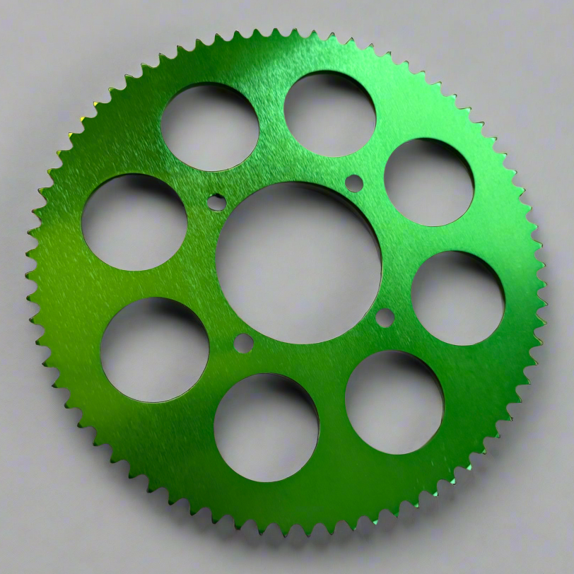 76 Tooth #35 Aluminum Sprocket for 92mm pit bike wheels and all wheels we sell