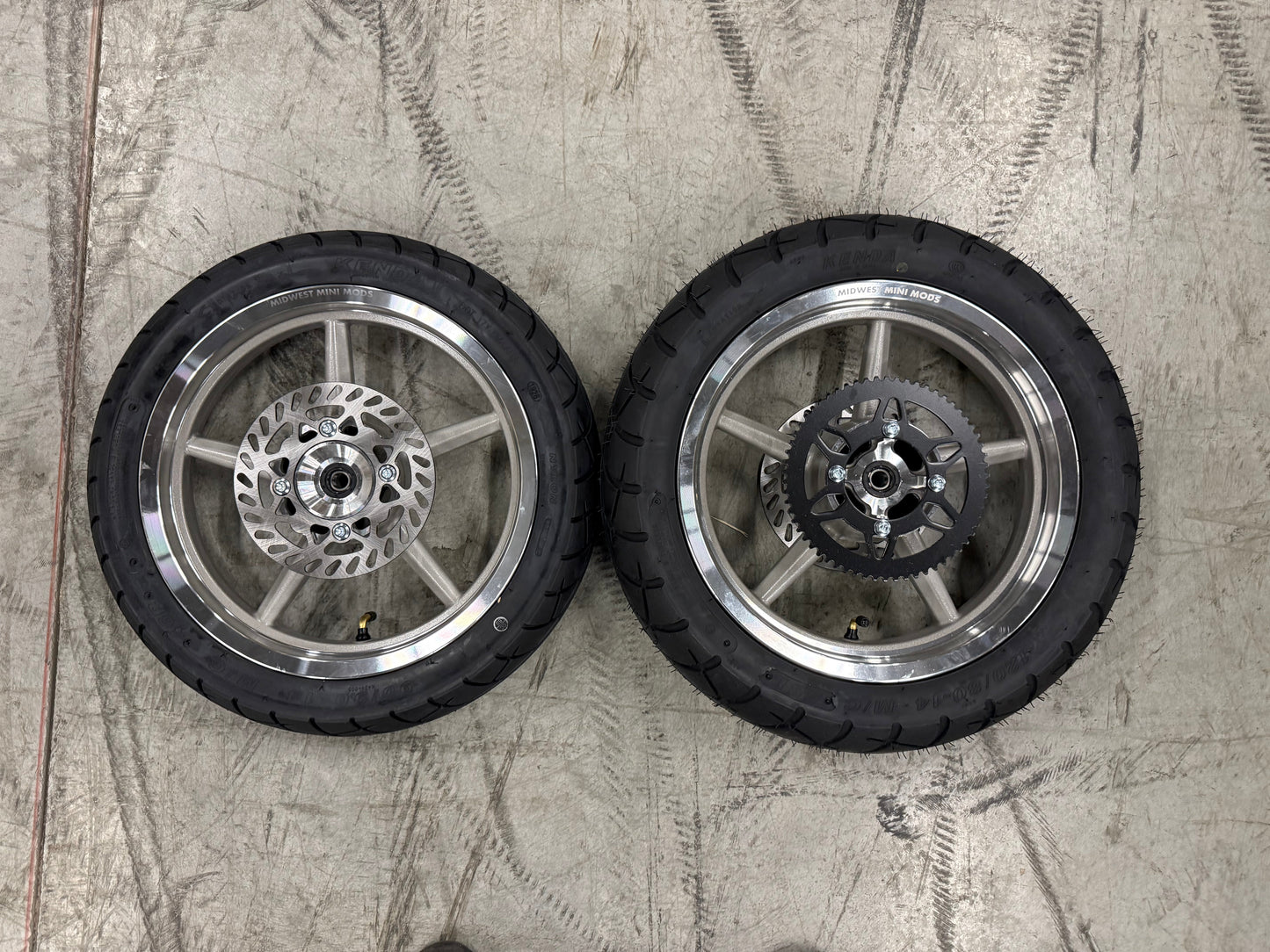 14in Razor Super Moto Mag Wheel Set