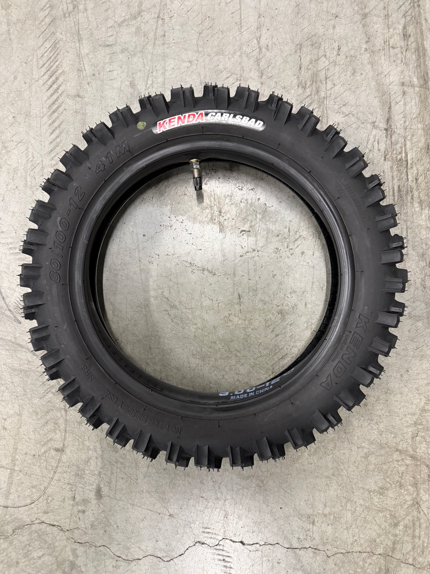 12in Kenda Carlsbad Dirt Tire w/ Tube