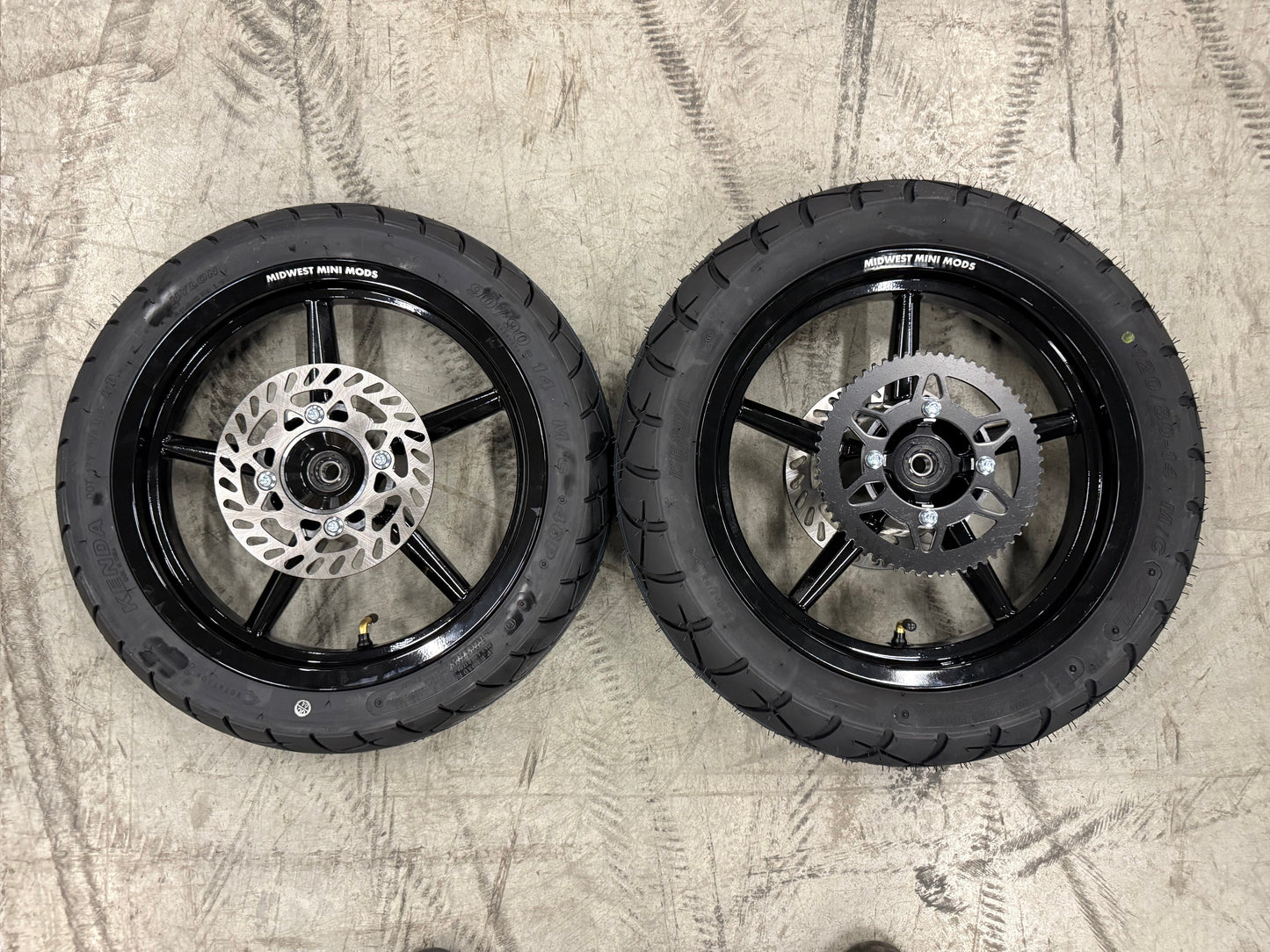 14in Razor Super Moto Mag Wheel Set