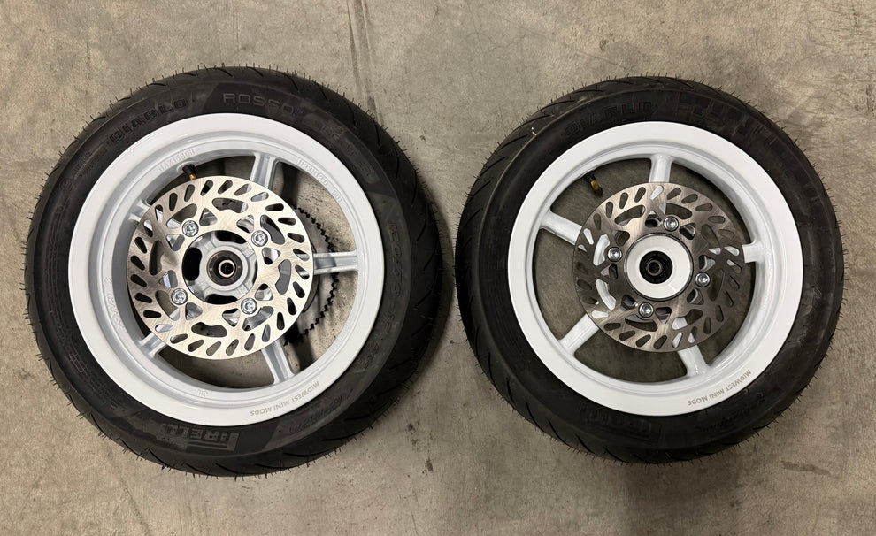 Razor 12in Super Motos w/ Pirelli Diablo Rosso Tires – Midwest Mini Mods