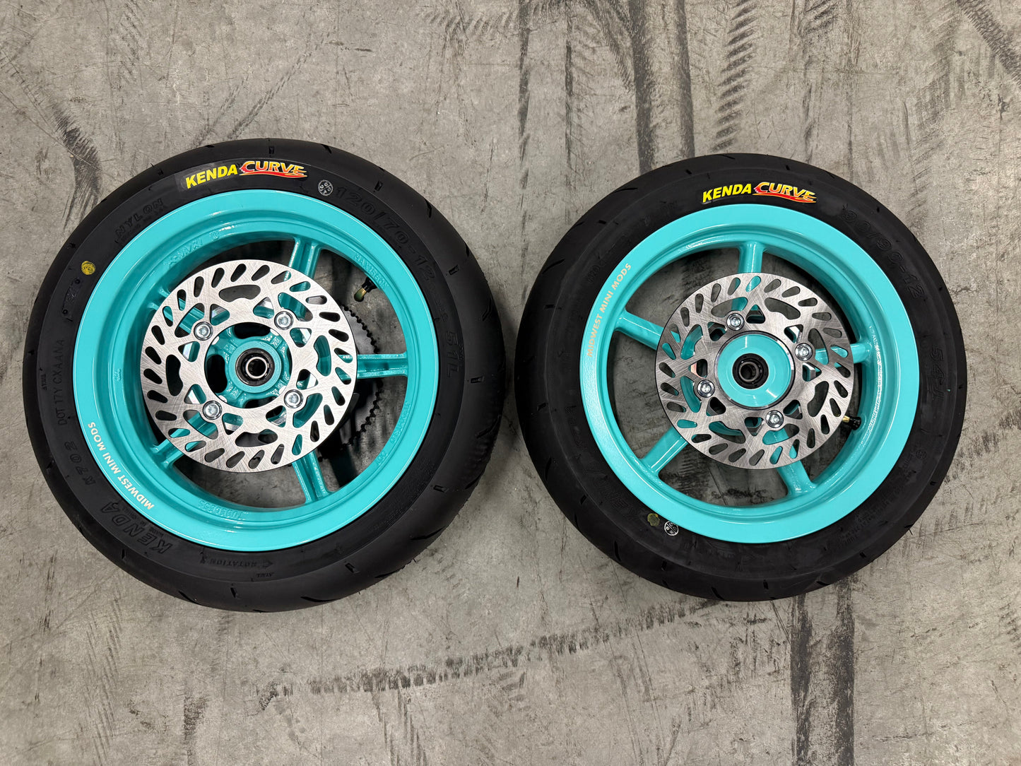 12in Wheel Set w/ Kenda Curve Tires