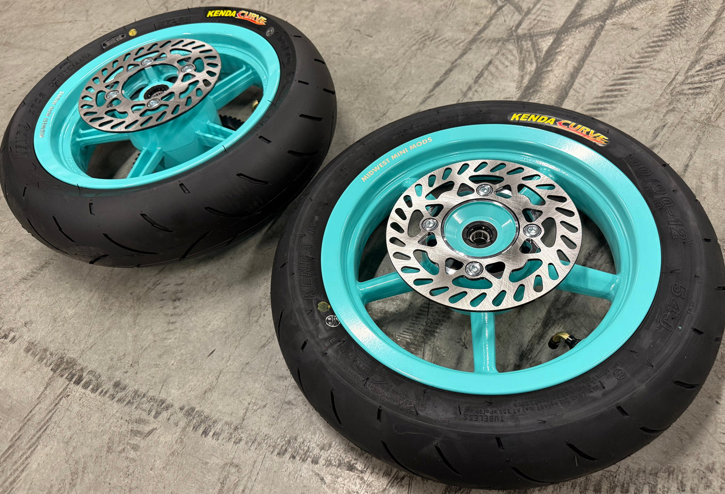 12in Wheel Set w/ Kenda Curve Tires