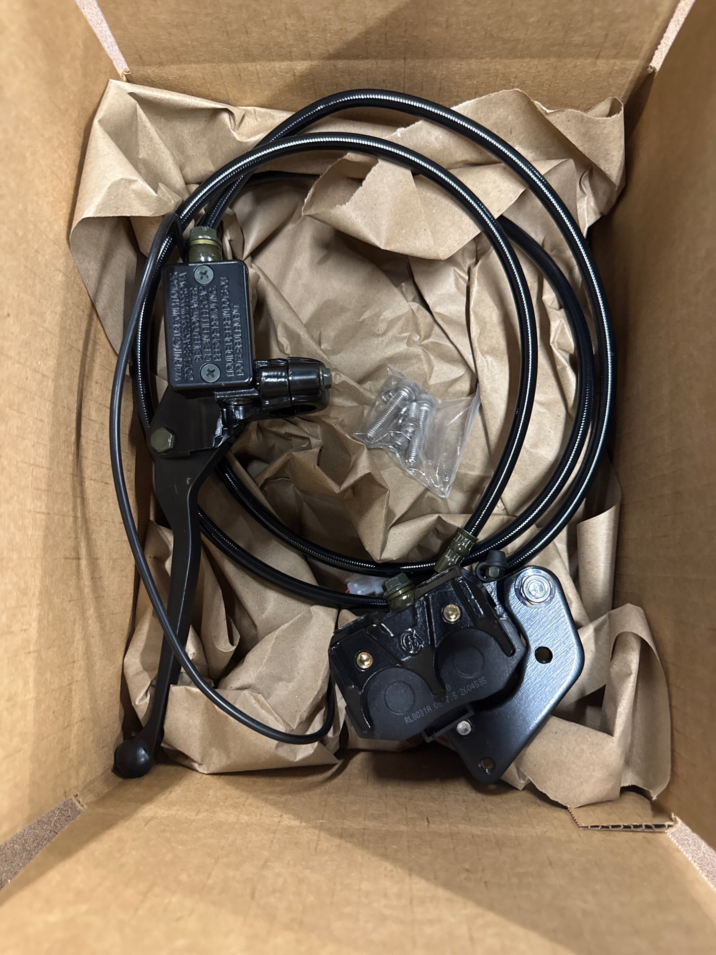 Black Rear Only pit bike brake S