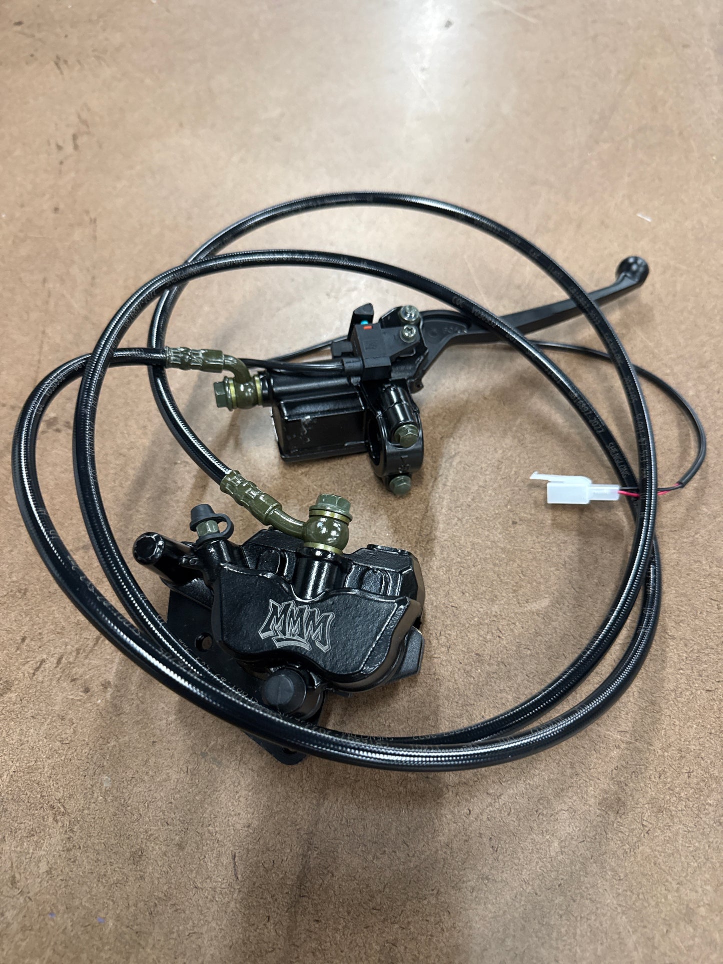 Black Rear Only pit bike brake S