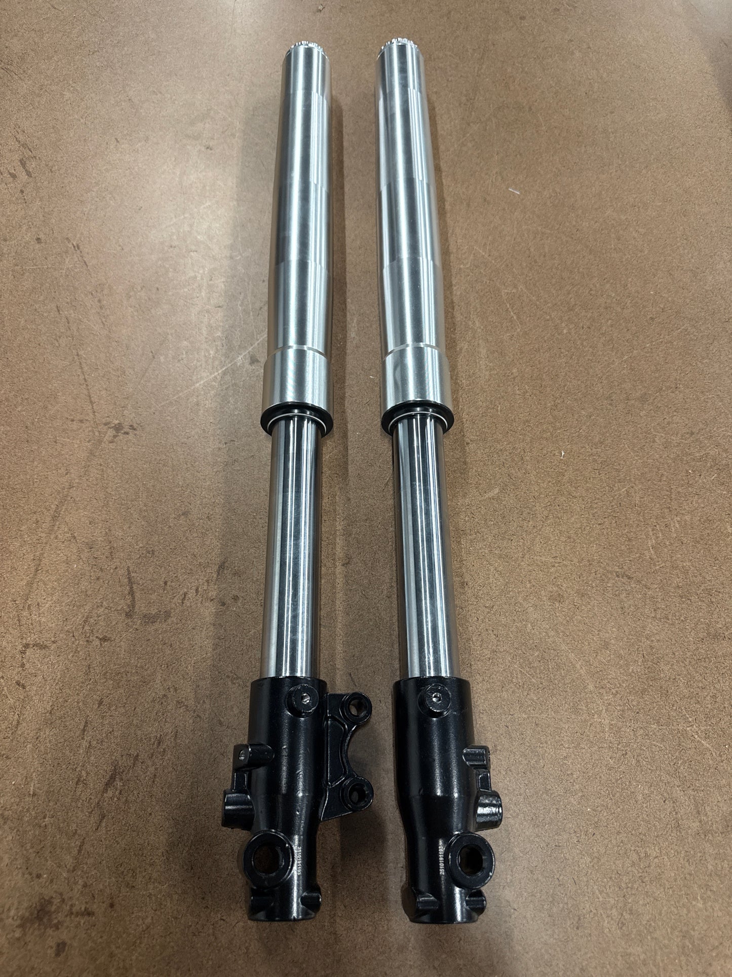 630mm silver single adjustable fork tubes (tubes only) S