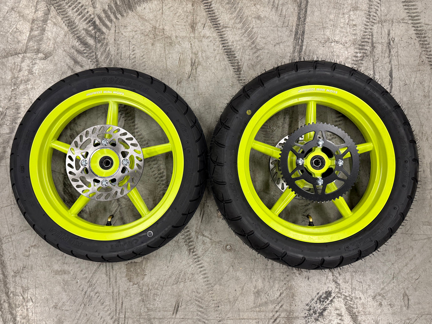 14in Razor Super Moto Mag Wheel Set