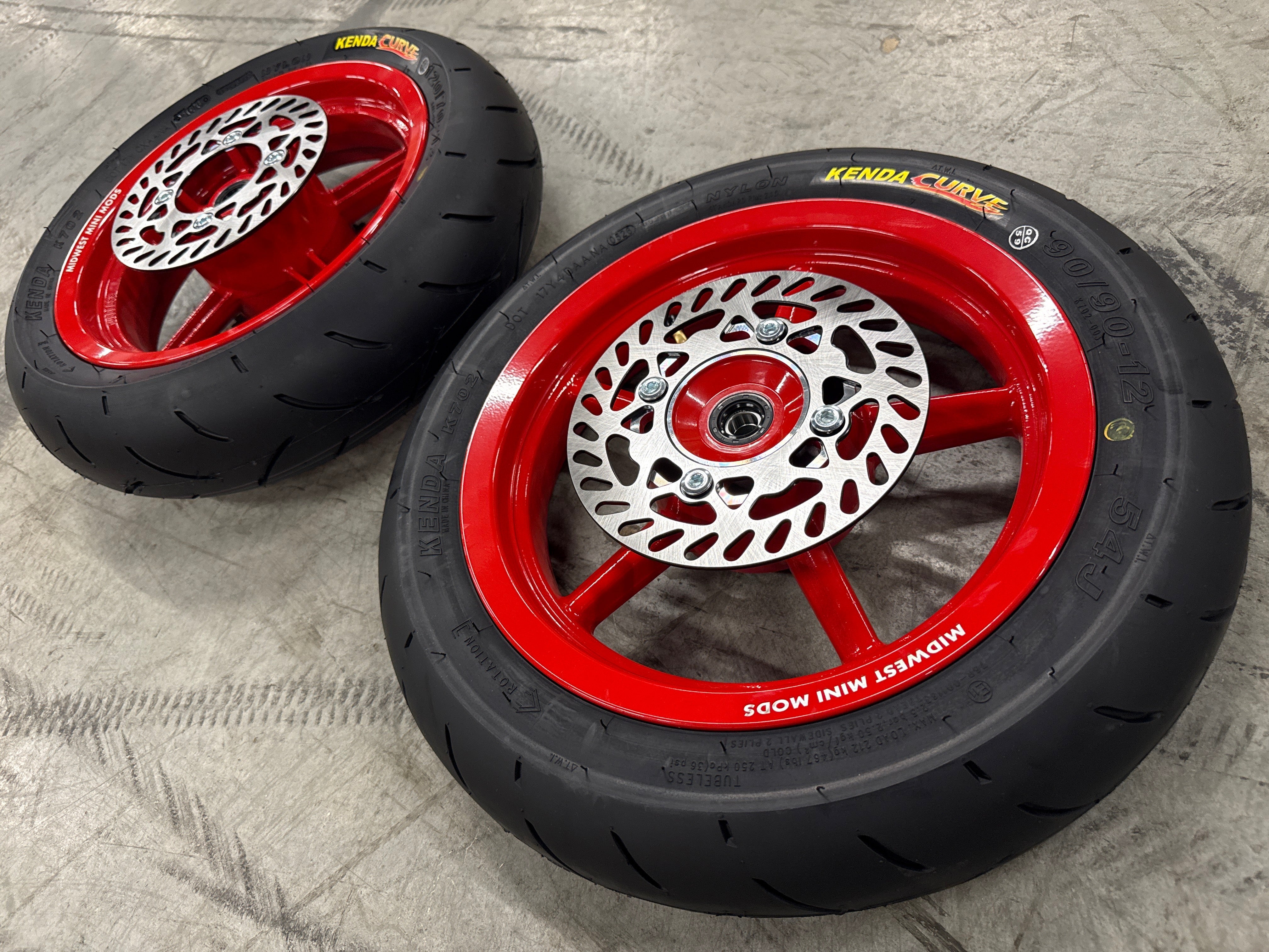 12in Wheel Set w/ Kenda Curve Tires – Midwest Mini Mods