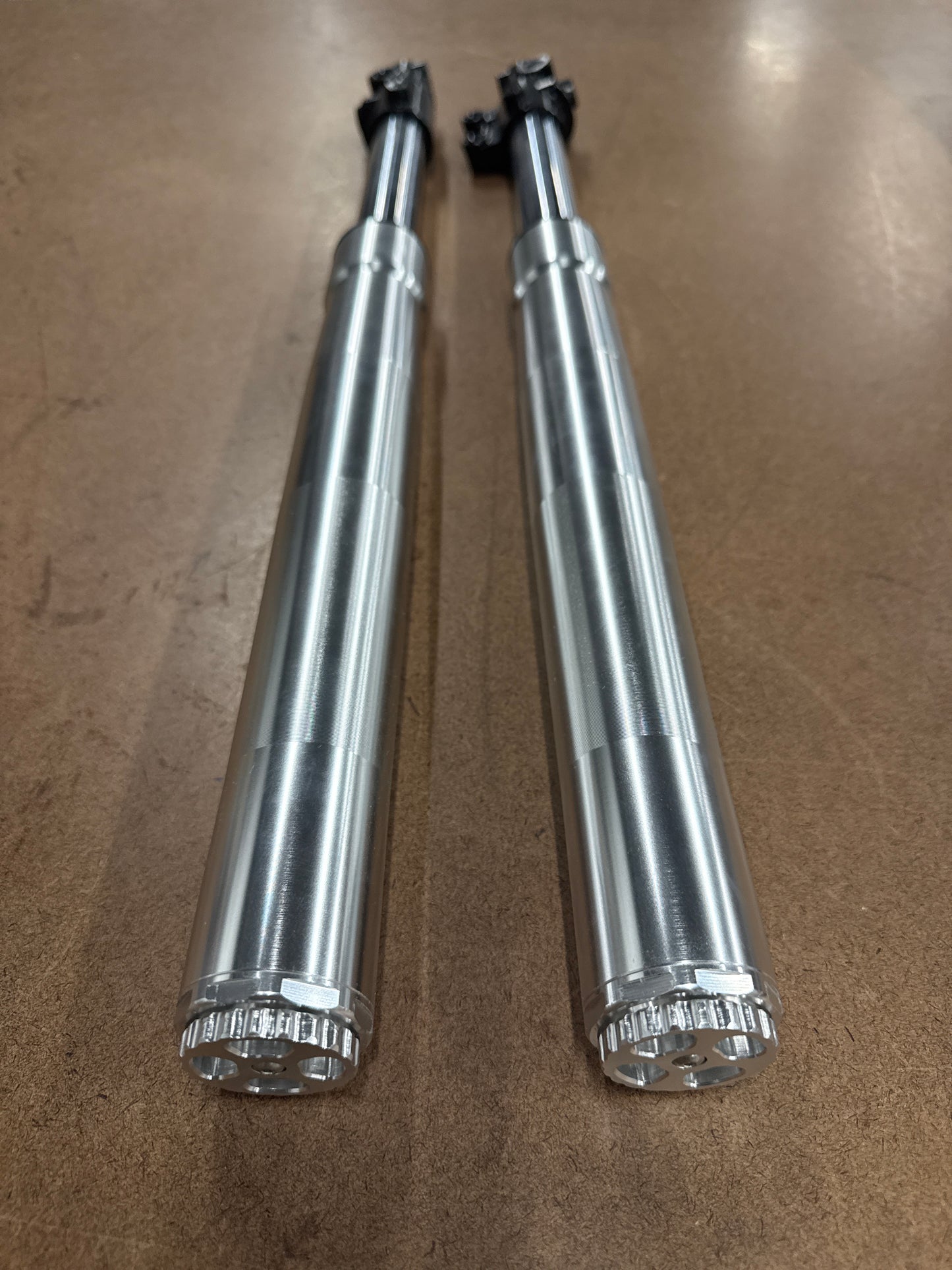 630mm silver single adjustable fork tubes (tubes only) S
