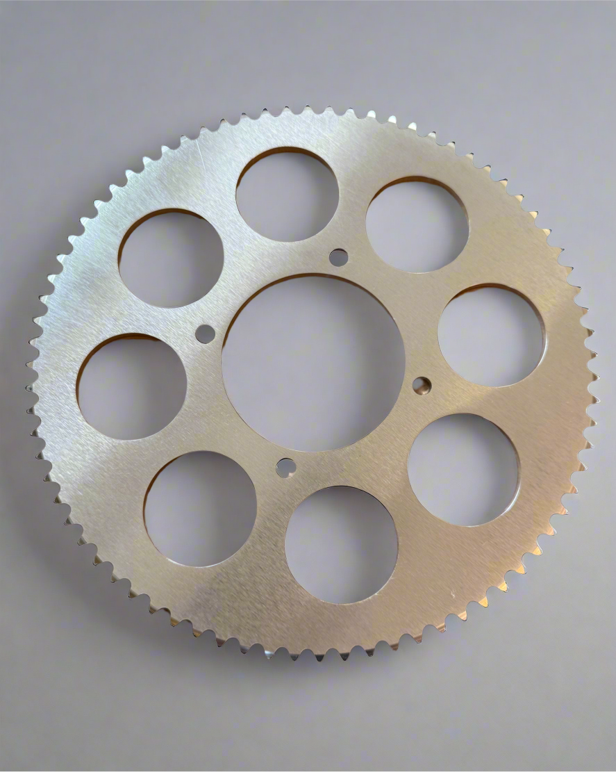 76 Tooth #35 Aluminum Sprocket for 92mm pit bike wheels and all wheels we sell