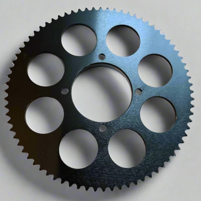 76 Tooth #35 Aluminum Sprocket for 92mm pit bike wheels and all wheels we sell