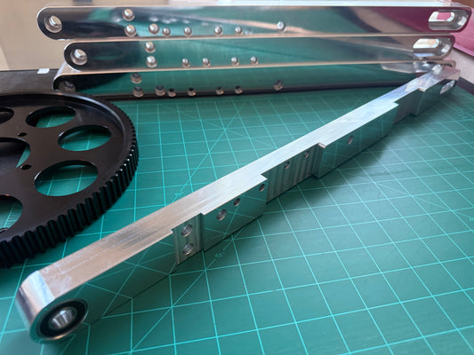 QS165 Right Side Arm Milled for Belt Drive