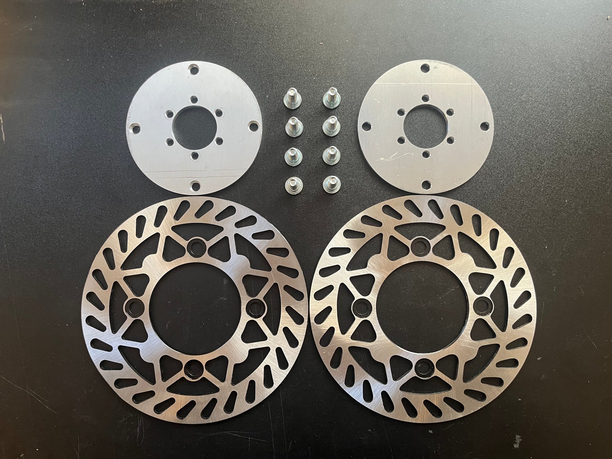 190mm Pit Bike Brake Rotor set w/Adapters – Midwest Mini Mods