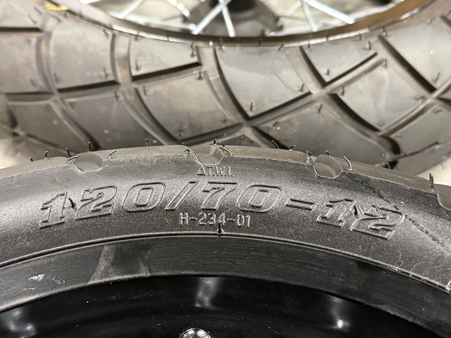 12in Dual Sport Spoke Wheel Set