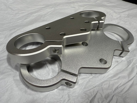 Silver Triple Tree Clamp Set