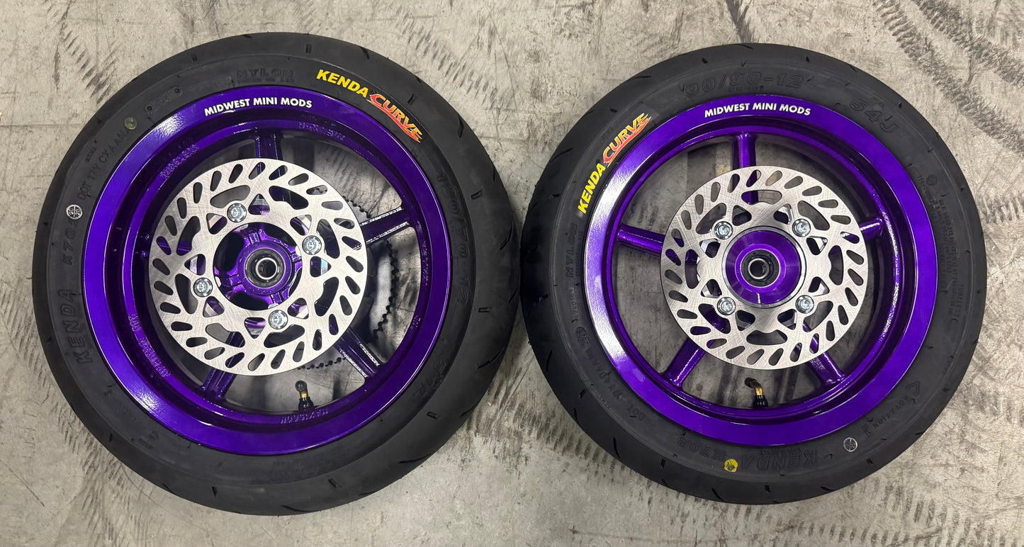 12in Wheel Set w/ Kenda Curve Tires