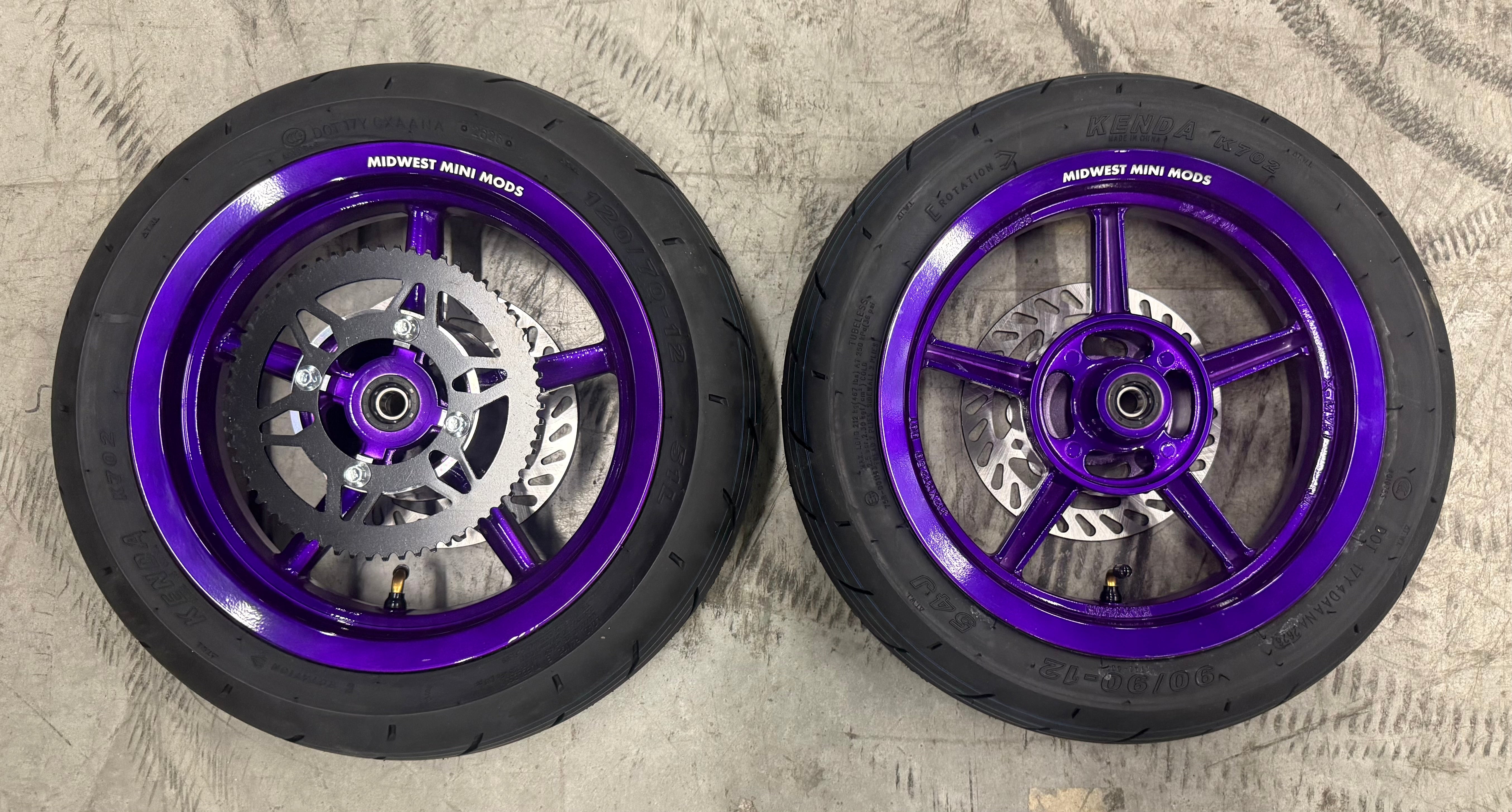 12in Wheel Set w/ Kenda Curve Tires – Midwest Mini Mods