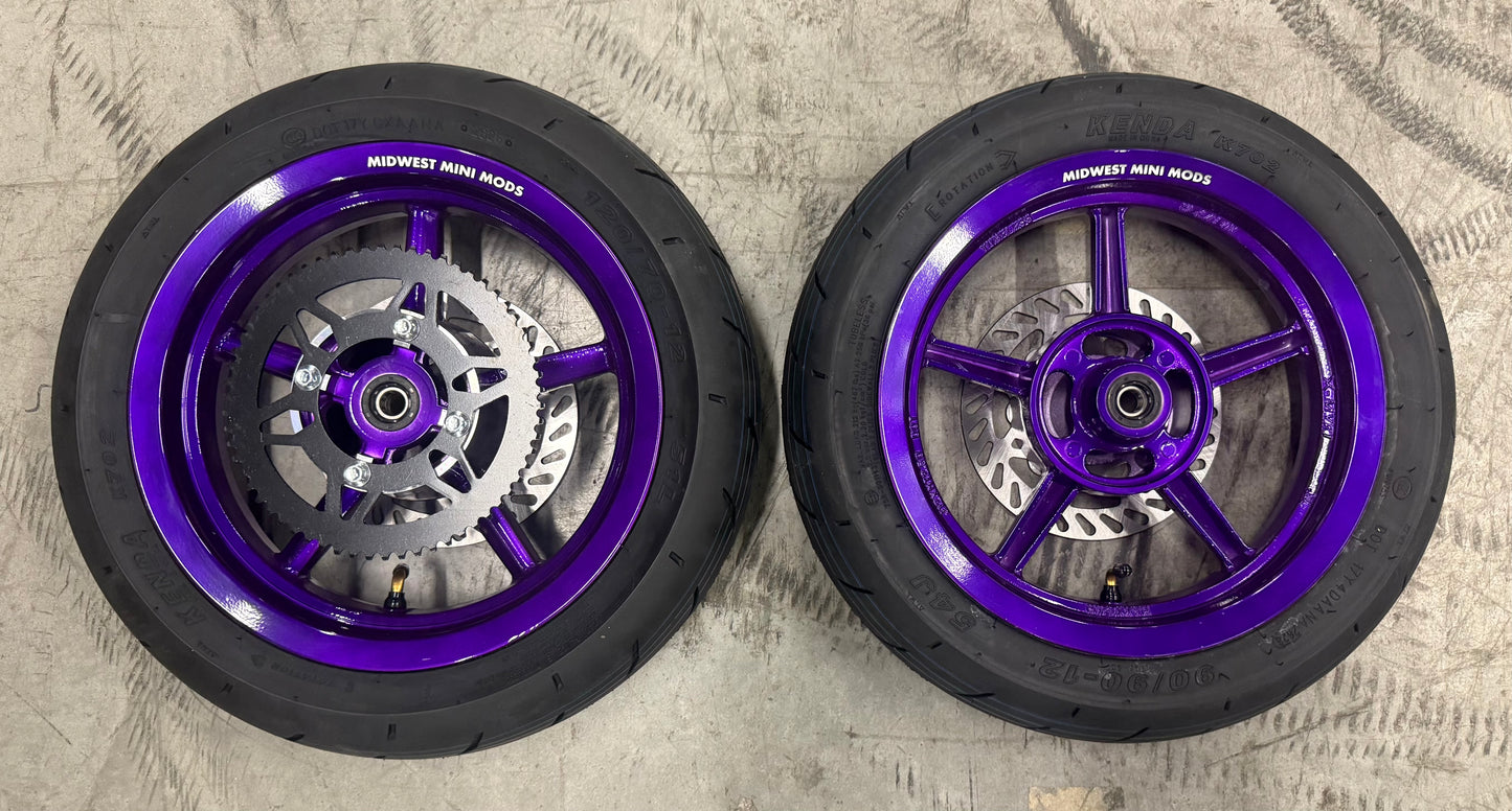 12in Wheel Set w/ Kenda Curve Tires